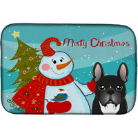 "Caroline's Treasures BB1847DDM Dish Drying Mat, 14 x 21, Snowman"