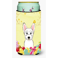 "Caroline's Treasures BB1908TBC ""Westie Easter Egg Hunt"" Tall Boy Hugger Koozie, Multicolor"