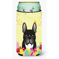 "Caroline's Treasures BB1909TBC ""French Bulldog Easter Egg Hunt"" Tall Boy Hugger Koozie, Multicolor"