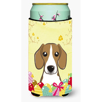"Caroline's Treasures BB1921TBC ""Beagle Easter Egg Hunt"" Tall Boy Hugger Koozie, Multicolor"