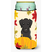 "Caroline's Treasures BB2041TBC ""Black Labrador Thanksgiving"" Tall Boy Hugger Koozie, Multicolor"