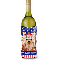 "Caroline's Treasures BB2134LITERK ""Yorkie Yorkshire Terrier"" Wine Bottle Hugger Koozie, 750ml, Multicolor"