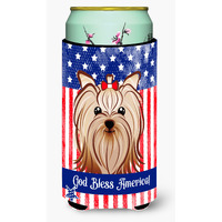 "Caroline's Treasures BB2134TBC ""Yorkie Yorkshire Terrier"" Tall Boy Hugger Koozie, Multicolor"