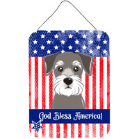 "Caroline's Treasures Schnauzer Wall or Door Hanging Prints BB2136DS1216, 16HX12W, Multicolor"