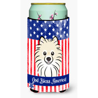 "Caroline's Treasures BB2137TBC ""Pomeranian"" Tall Boy Hugger Koozie, Multicolor"