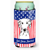 "Caroline's Treasures BB2140TBC ""Dalmatian"" Tall Boy Hugger Koozie, Multicolor"