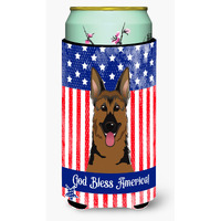 "Caroline's Treasures BB2141TBC ""German Shepherd"" Tall Boy Hugger Koozie, Multicolor"