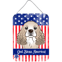 "Caroline's Treasures Cocker Spaniel Wall or Door Hanging Prints BB2146DS1216, 16HX12W, Multicolor"
