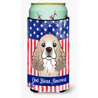 "Caroline's Treasures BB2146TBC ""Cocker Spaniel"" Tall Boy Hugger Koozie, Multicolor"