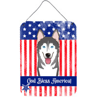 "Caroline's Treasures Alaskan Malamute Wall or Door Hanging Prints BB2148DS1216, 16HX12W, Multicolor"