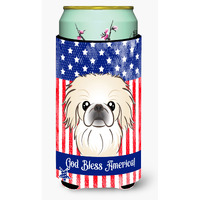 "Caroline's Treasures BB2151TBC ""Pekingese"" Tall Boy Hugger Koozie, Multicolor"