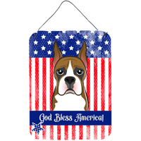 "Caroline's Treasures Boxer Wall or Door Hanging Prints BB2153DS1216, 16HX12W, Multicolor"