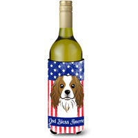 "Caroline's Treasures BB2154LITERK ""Cavalier Spaniel"" Wine Bottle Hugger Koozie, 750ml, Multicolor"