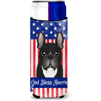 "Caroline's Treasures BB2157MUK ""French Bulldog Michelob Ultra Koozies for Slim Cans, Multicolor"