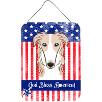 "Caroline's Treasures Borzoi Wall or Door Hanging Prints BB2158DS1216, 16HX12W, Multicolor"