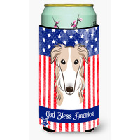 "Caroline's Treasures BB2158TBC ""Borzoi"" Tall Boy Hugger Koozie, Multicolor"