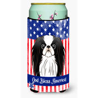 "Caroline's Treasures BB2160TBC ""Japanese Chin"" Tall Boy Hugger Koozie, Multicolor"
