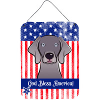 "Caroline's Treasures Weimaraner Wall or Door Hanging Prints BB2161DS1216, 16HX12W, Multicolor"