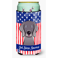 "Caroline's Treasures BB2161TBC ""Weimaraner"" Tall Boy Hugger Koozie, Multicolor"