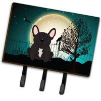 "Caroline's Treasures Halloween Scary French Bulldog Brindle Leash or Key Holder BB2199TH68, Triple"