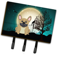 "Caroline's Treasures Halloween Scary French Bulldog Cream Leash or Key Holder BB2200TH68, Triple"