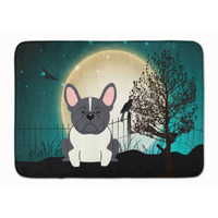 "Caroline's Treasures Halloween French Bulldog Black White Floor Mat, 19"" x 27"", Multicolor"