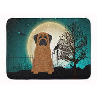 "Caroline's Treasures Halloween Scary Mastiff Brindle Floor Mat, 19"" x 27"", Multicolor"