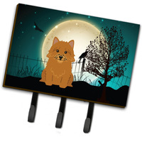 "Caroline's Treasures Halloween Scary Norwich Terrier Leash or Key Holder BB2210TH68, Triple"