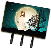 "Caroline's Treasures Halloween Scary Borzoi Leash or Key Holder BB2213TH68, Triple"