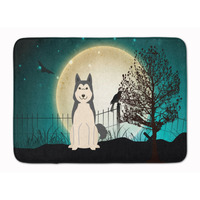 "Caroline's Treasures Halloween West Siberian Laika Spitz Floor Mat, 19"" x 27"", Multicolor"