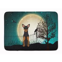 "Caroline's Treasures Halloween Scary Manchester Terrier Floor Mat, 19"" x 27"", Multicolor"