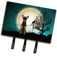 "Caroline's Treasures Halloween Scary Manchester Terrier Leash or Key Holder BB2218TH68, Triple"