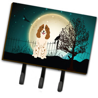 "Caroline's Treasures Halloween Scary Russian Spaniel Leash or Key Holder BB2221TH68, Triple, Multicolor"