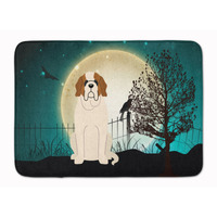"Caroline's Treasures Halloween Scary Saint Bernard Floor Mat, 19"" x 27"", Multicolor"