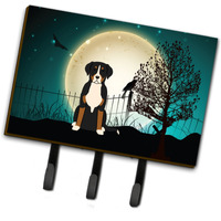 "Caroline's Treasures Halloween Scary Greater Swiss Mountain Dog Leash or Key Holder BB2227TH68, Triple"