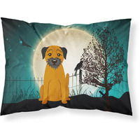 Caroline's Treasures Halloween Scary Border Terrier Fabric Standard Pillowcase BB2229PILLOWCASE