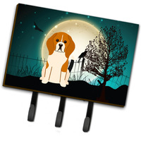 "Caroline's Treasures Halloween Scary Beagle Tricolor Leash or Key Holder BB2230TH68, Triple"