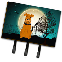 "Caroline's Treasures Halloween Scary Airedale Leash or Key Holder BB2231TH68, Triple"