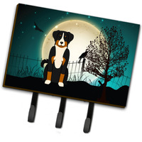 "Caroline's Treasures Halloween Scary Appenzeller Sennenhund Leash or Key Holder BB2233TH68, Triple, Multicolor"