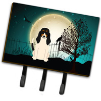"Caroline's Treasures Halloween Scary Swiss Hound Leash or Key Holder BB2234TH68, Triple"