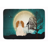 "Caroline's Treasures Halloween Scary Cavalier Spaniel Floor Mat, 19"" x 27"", Multicolor"