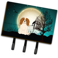"Caroline's Treasures Halloween Scary Cavalier Spaniel Leash or Key Holder BB2248TH68, Triple"