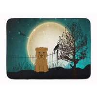 "Caroline's Treasures Halloween Scary Glen of Imal Tan Floor Mat, 19"" x 27"", Multicolor"