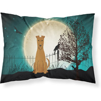 Caroline's Treasures Halloween Scary Irish Terrier Fabric Standard Pillowcase BB2252PILLOWCASE