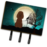 "Caroline's Treasures Halloween Scary Irish Water Spaniel Leash or Key Holder BB2253TH68, Triple"