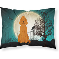 Caroline's Treasures Halloween Scary Irish Setter Fabric Standard Pillowcase BB2254PILLOWCASE