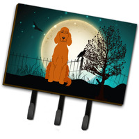 "Caroline's Treasures Halloween Scary Irish Setter Leash or Key Holder BB2254TH68, Triple, Multicolor"