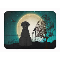 "Caroline's Treasures Halloween Scary Giant Schnauzer Floor Mat, 19"" x 27"", Multicolor"