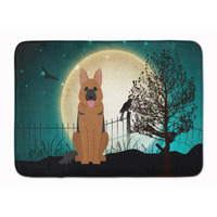 "Caroline's Treasures Halloween Scary German Shepherd Floor Mat, 19"" x 27"", Multicolor"