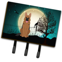 "Caroline's Treasures Halloween Scary German Shepherd Leash or Key Holder BB2257TH68, Triple"